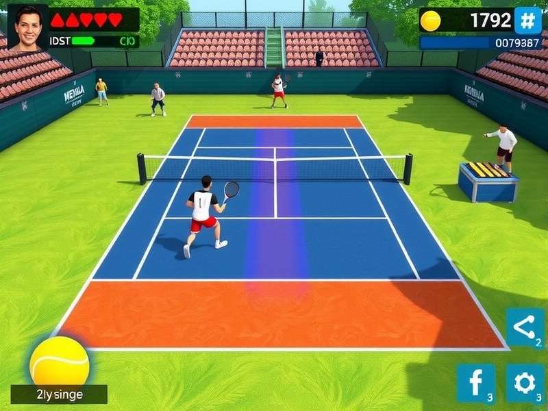 Tennis Clash Agility Ace Gameplay